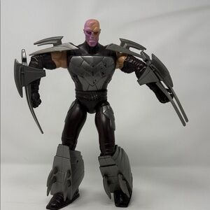 11” Shredder Teenage Mutant Ninja  Action Figure with Silver and Black Armor